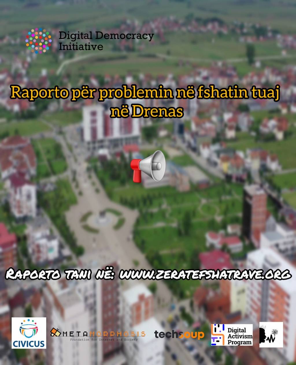 Raporto për problemin në fshatin tuaj në&nbsp;Drenas