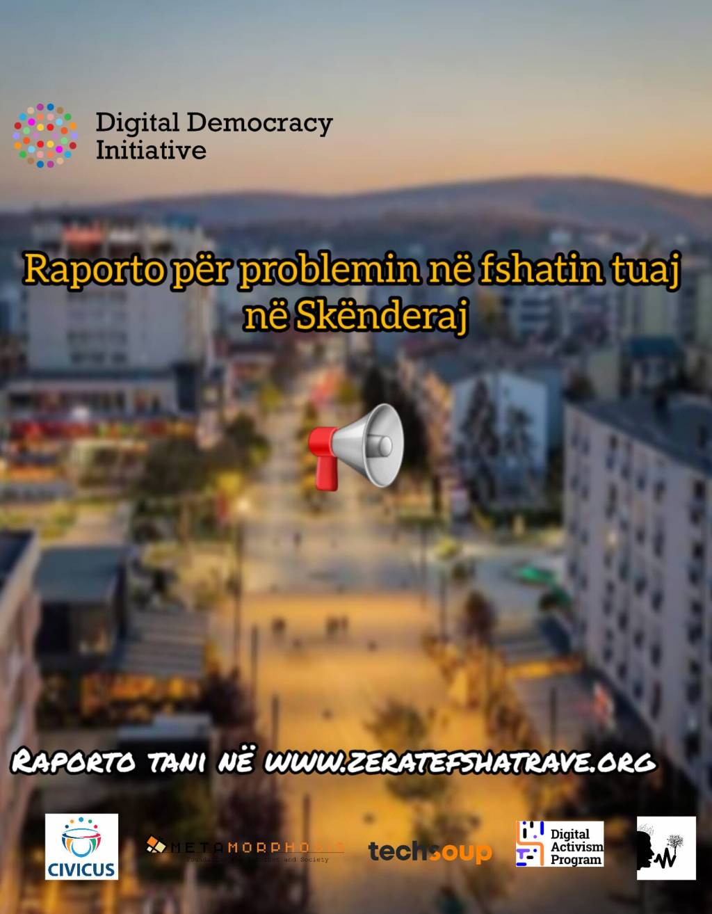 Raporto për problemin në fshatin tuaj në Skënderaj, duke dërguar foto te&nbsp;ne